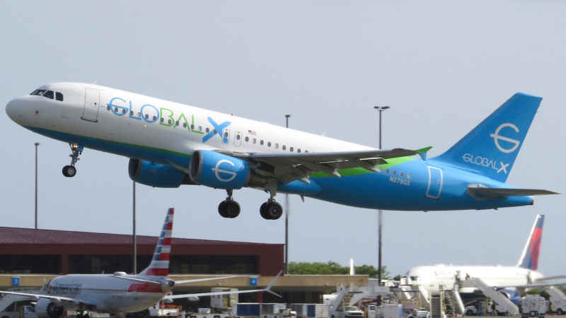 Photo of N276GX - Global X Airbus A320 at STT on AeroXplorer Aviation Database