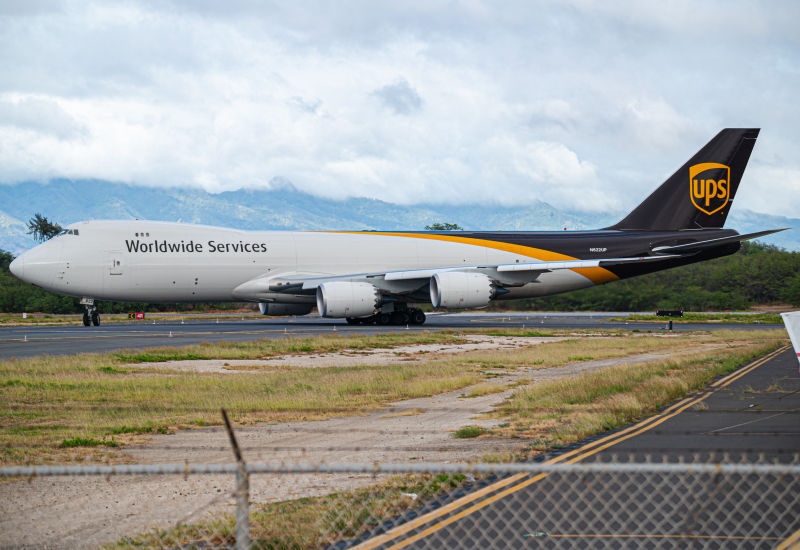 Photo of N622UP - United Parcel Service Boeing 747-8F at HNL on AeroXplorer Aviation Database