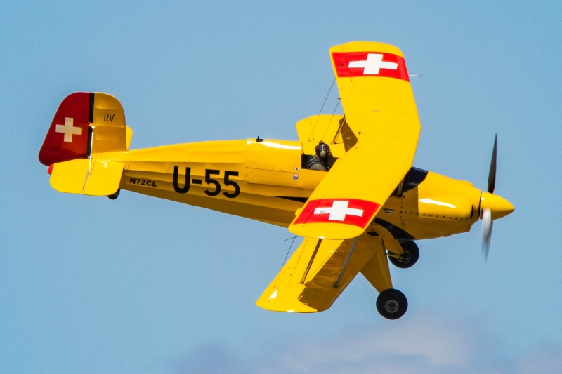 Photo of N72CL - PRIVATE Bücker 133 Jungmeister at RDG on AeroXplorer Aviation Database