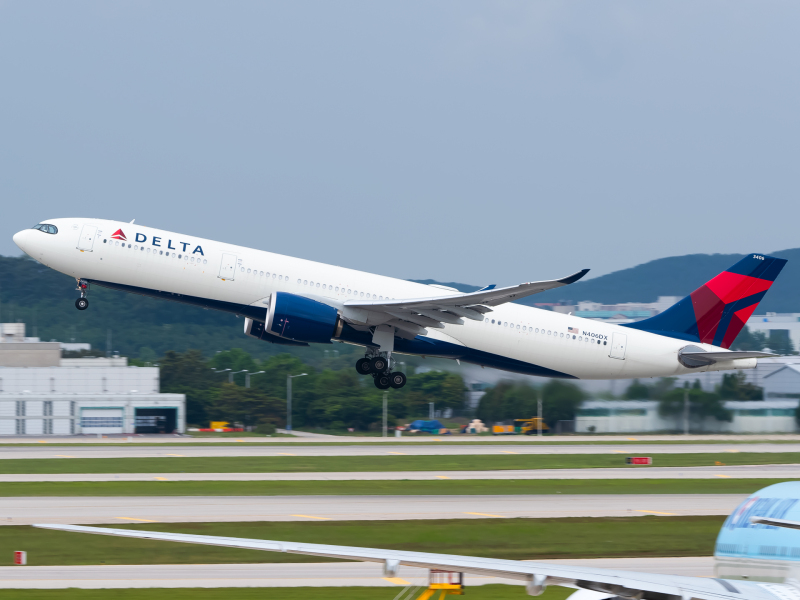 Photo of N406DX - Delta Airlines Airbus A330-900 at ICN on AeroXplorer Aviation Database