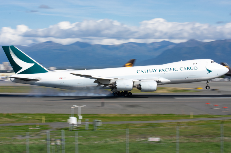 Photo of B-LJG - Cathay Pacific Cargo Boeing 747-8F at ANC on AeroXplorer Aviation Database