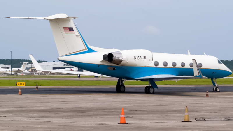 Photo of N163JW - Federal Aviation Administration Gulfstream IV at SAV on AeroXplorer Aviation Database