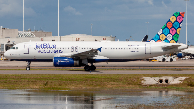 Photo of N603JB - JetBlue Airways Airbus A320 at MCO on AeroXplorer Aviation Database