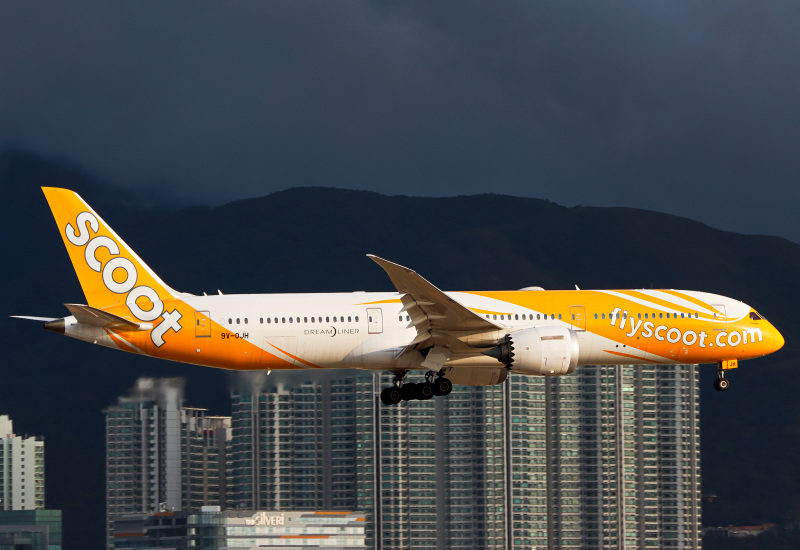 Photo of 9V-OJH - Scoot Boeing 787-9 at HKG on AeroXplorer Aviation Database