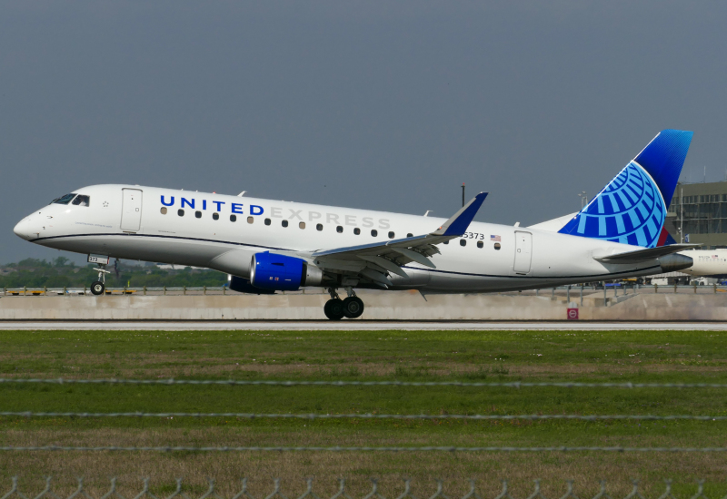 Photo of N85373 - United Express Embraer E175 at AUS on AeroXplorer Aviation Database