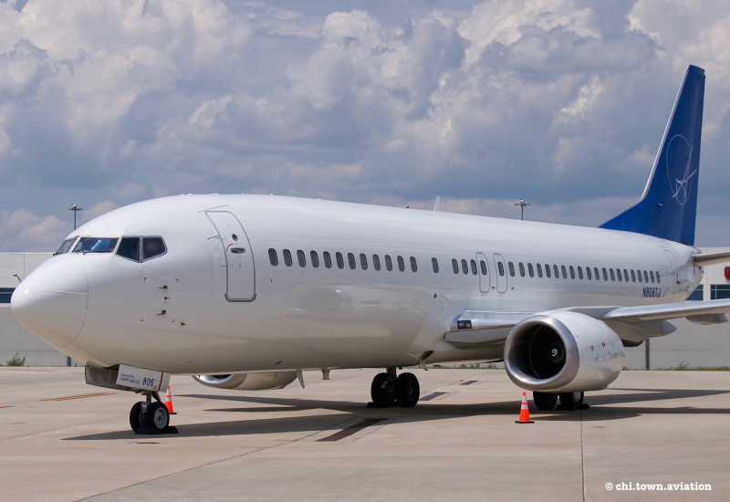 Photo of N806TJ - iAero Airways Boeing 737-400 at ORD on AeroXplorer Aviation Database