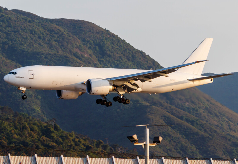 Photo of A6-DDF - Etihad Airways Boeing 777-F at HKG on AeroXplorer Aviation Database