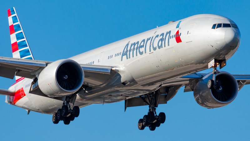 Photo of N717AN - American Airlines Boeing 777-300ER at MIA on AeroXplorer Aviation Database