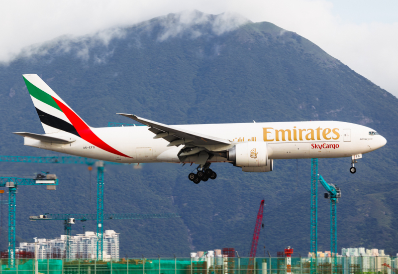 Photo of A6-EFS - Emirates SkyCargo Boeing 777F at HKG on AeroXplorer Aviation Database