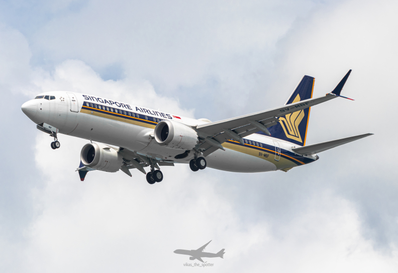 Photo of 9V-MBF - Singapore Airlines Boeing 737 MAX 8 at SIN on AeroXplorer Aviation Database