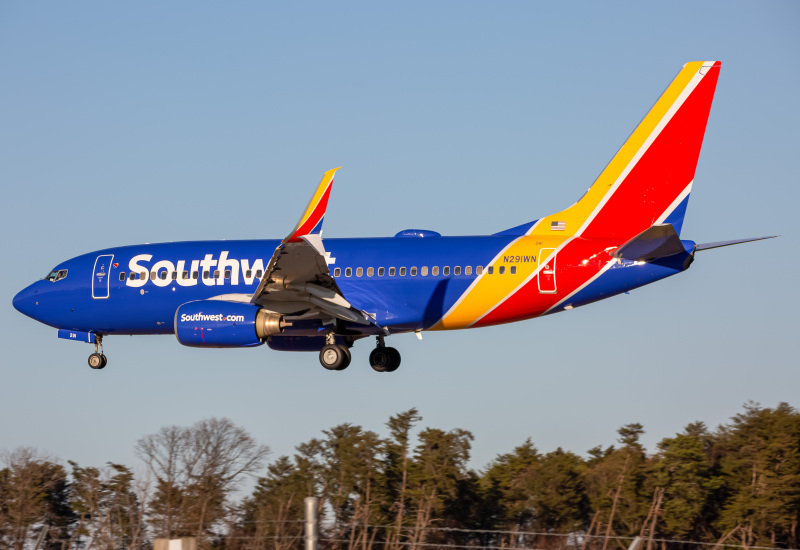 Photo of N291WN - Southwest Airlines Boeing 737-700 at BWI on AeroXplorer Aviation Database