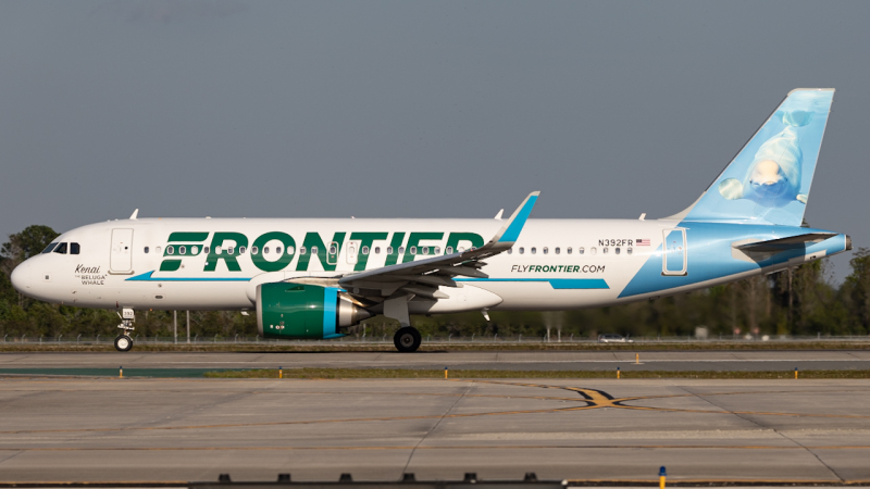 Photo of N392FR - Frontier Airlines Airbus A320NEO at MCO on AeroXplorer Aviation Database