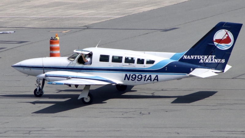Photo of N991AA - Cape Air Cessna 402 at BOS on AeroXplorer Aviation Database