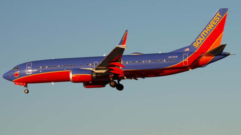 Photo of N872CB - Southwest Airlines Boeing 737 MAX 8 at BWI on AeroXplorer Aviation Database