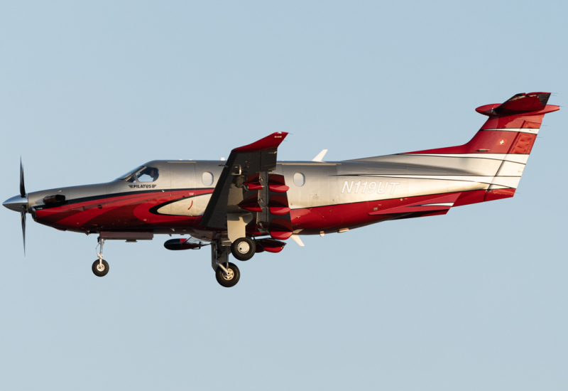 Photo of N119UT - PRIVATE Pilatus PC-12 at MHT on AeroXplorer Aviation Database