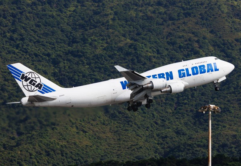 Photo of N356KD - Western Global Boeing 747-400F at HKG on AeroXplorer Aviation Database