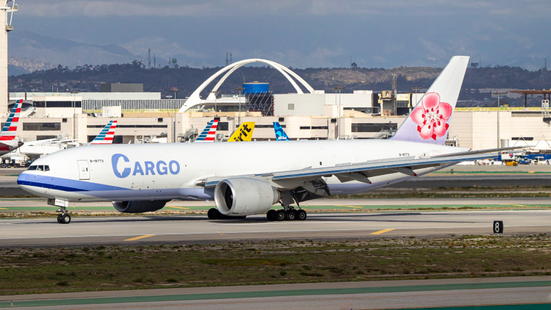 Photo of B-18773 - China Airlines Cargo Boeing 777-F at LAX on AeroXplorer Aviation Database