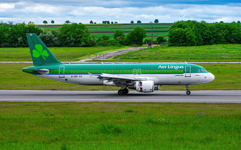 Photo of EI-DEP - Aer Lingus Airbus A320 at VIE on AeroXplorer Aviation Database