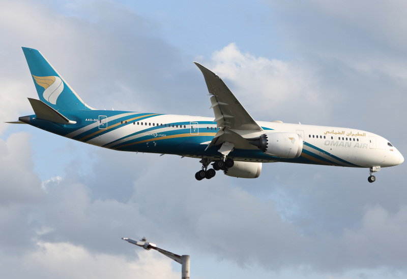Photo of A40-SG - Oman Air Boeing 787-9 at LHR on AeroXplorer Aviation Database