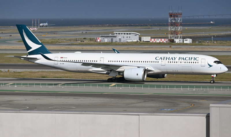 Photo of B-LRM - Cathay Pacific Airbus A350-900 at SFO on AeroXplorer Aviation Database