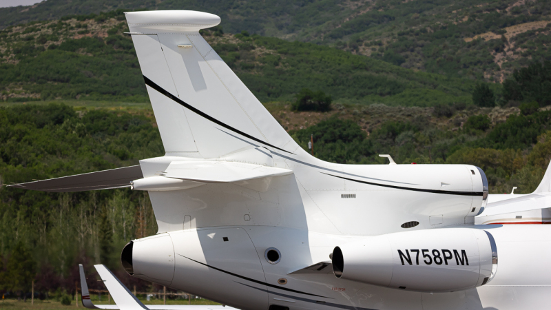 Photo of N758PM - PRIVATE Dassault Falcon 7X at ASE on AeroXplorer Aviation Database