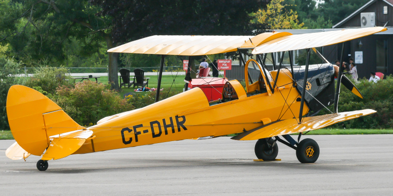 Photo of CF-DHR - Brampton Flying Club  De Havilland Canada DH-82C Tiger Moth  at CNC3 on AeroXplorer Aviation Database