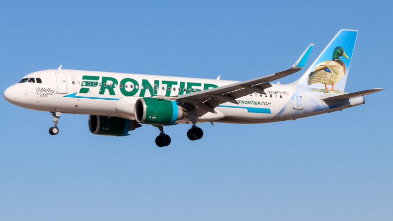 Photo of N356FR - Frontier Airlines Airbus A320NEO at LAS on AeroXplorer Aviation Database