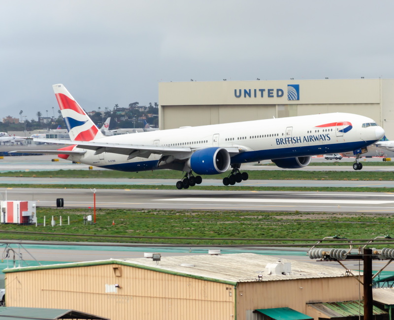 Photo of G-STBB  - British Airways Boeing 777-300ER at LAX on AeroXplorer Aviation Database