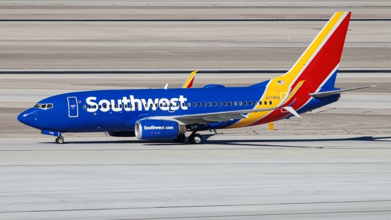 Photo of N7745A - Southwest Airlines Boeing 737-700 at KLAS on AeroXplorer Aviation Database