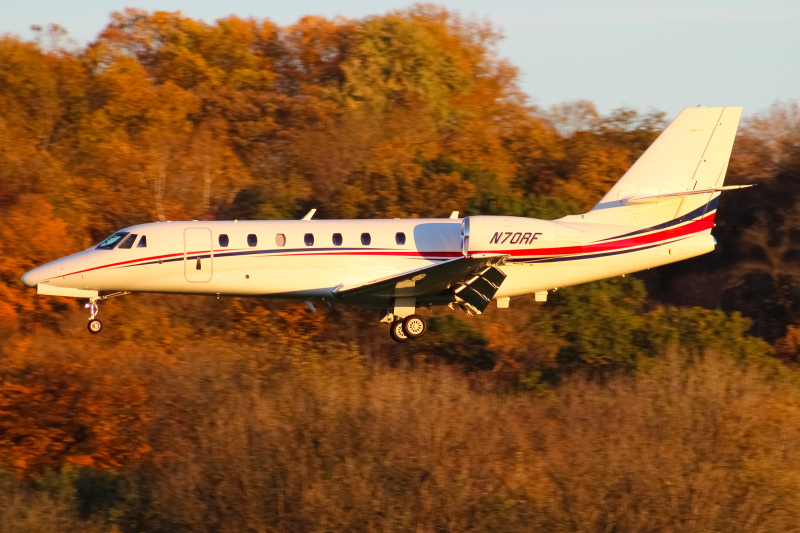 Photo of N70RF - PRIVATE  Cessna Citation 680 Sovereign  at LUK on AeroXplorer Aviation Database