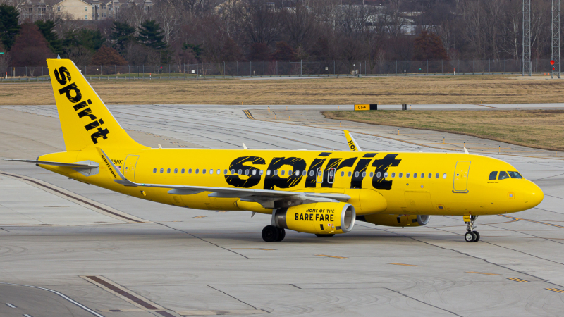 Photo of N655NK - Spirit Airlines Airbus A320 at CMH on AeroXplorer Aviation Database