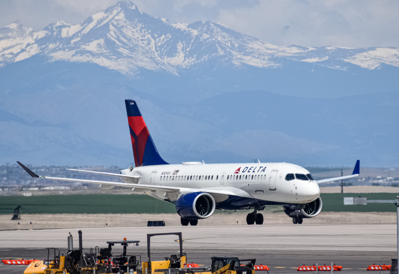 Photo of N109DU - Delta Airlines Airbus A220-100 at DEN on AeroXplorer Aviation Database