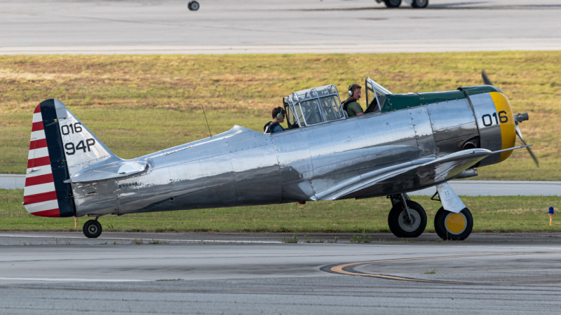 Photo of N94444 - PRIVATE North American T-6 Texan at PDK on AeroXplorer Aviation Database