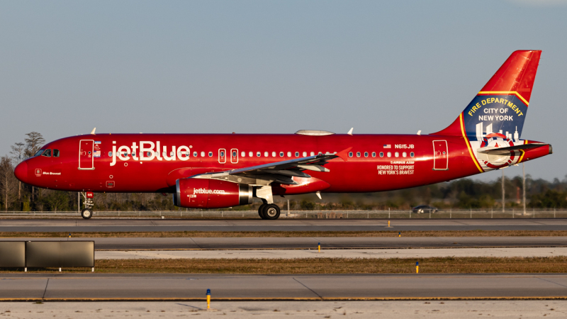 Photo of N615JB - JetBlue Airways Airbus A320 at MCO on AeroXplorer Aviation Database