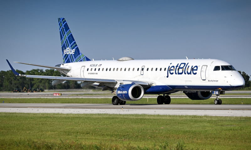 Photo of N236JB - JetBlue Airways Embraer E190 at MCO on AeroXplorer Aviation Database