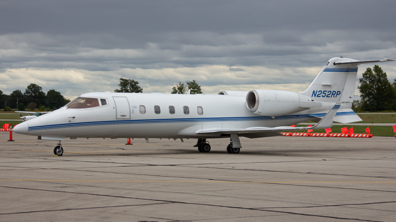 Photo of N252RP - PRIVATE Learjet 60 at DLZ on AeroXplorer Aviation Database