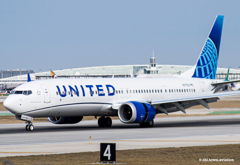Photo of N37522 - United Airlines Boeing 737 MAX 9 at ORD on AeroXplorer Aviation Database