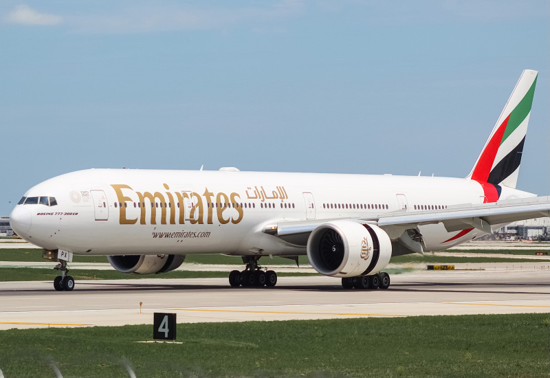 Photo of A6-EPX - Emirates Boeing 777-300ER at ORD on AeroXplorer Aviation Database