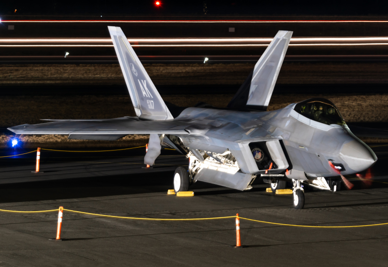 Photo of 06-4117 - USAF - United States Air Force Lockheed Martin F-22A Raptor at PDX on AeroXplorer Aviation Database