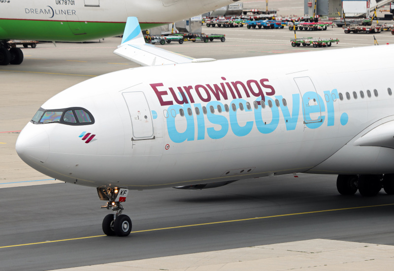 Photo of D-AIKF - Eurowings Airbus A330-300 at FRA on AeroXplorer Aviation Database