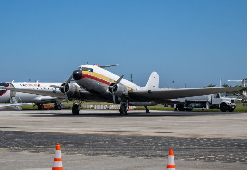 Photo of N705GB - PRIVATE Douglas DC-3 at OPF on AeroXplorer Aviation Database