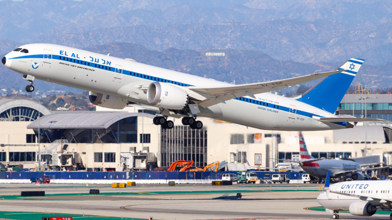 Photo of 4X-EDF - EL AL Boeing 787-9 at LAX on AeroXplorer Aviation Database