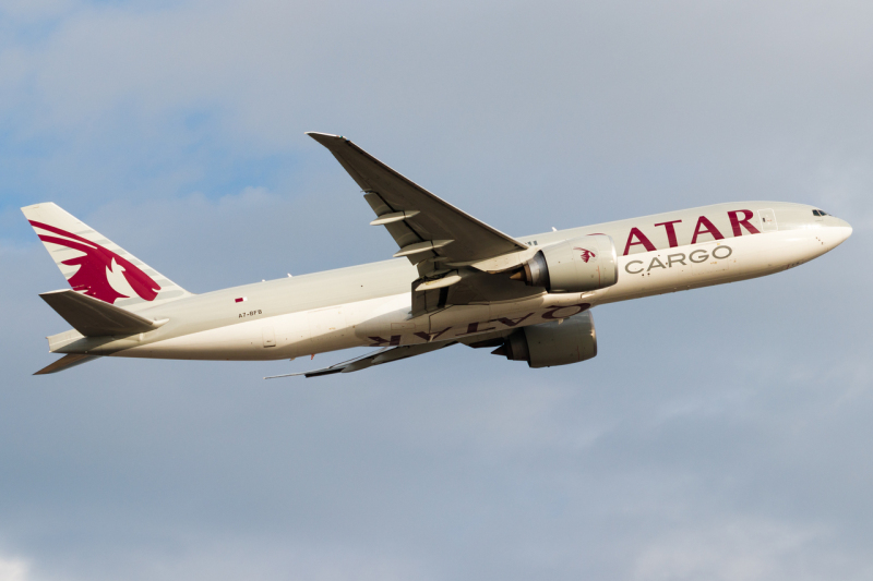 Photo of A7-BFB - Qatar Air Cargo Boeing 777-F at HKG on AeroXplorer Aviation Database