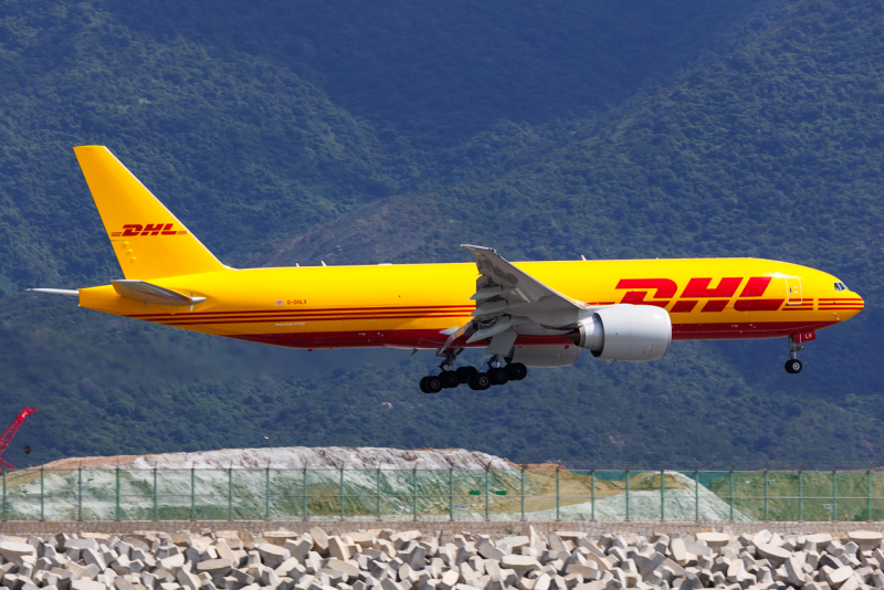 Photo of G-DHLV - DHL Air Boeing 777-F at HKG on AeroXplorer Aviation Database