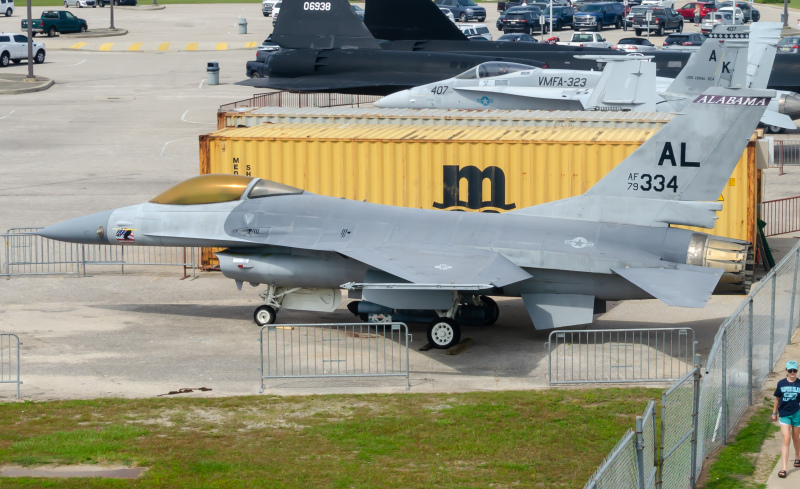 Photo of 790334 - Air National Guard General Dynamics F-16 Fighting Falcon at n/a on AeroXplorer Aviation Database