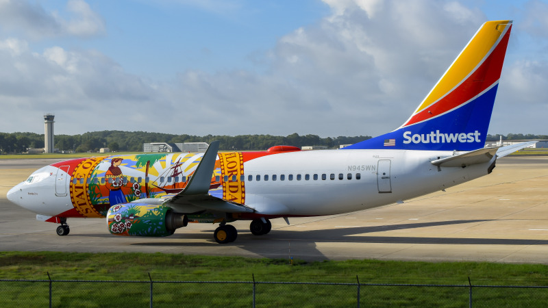 Photo of N945WN - Southwest Airlines  Boeing 737-700 at ORF on AeroXplorer Aviation Database