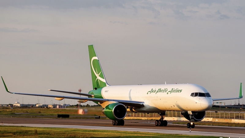 Photo of N888LT  - Asia Pacific Airlines Boeing 757-200 at DFW on AeroXplorer Aviation Database