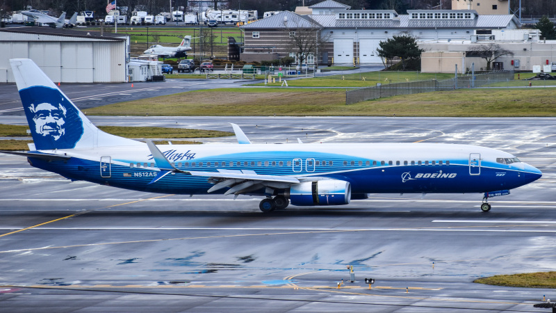 Photo of N512AS - Alaska Airlines Boeing 737-800 at PDX on AeroXplorer Aviation Database