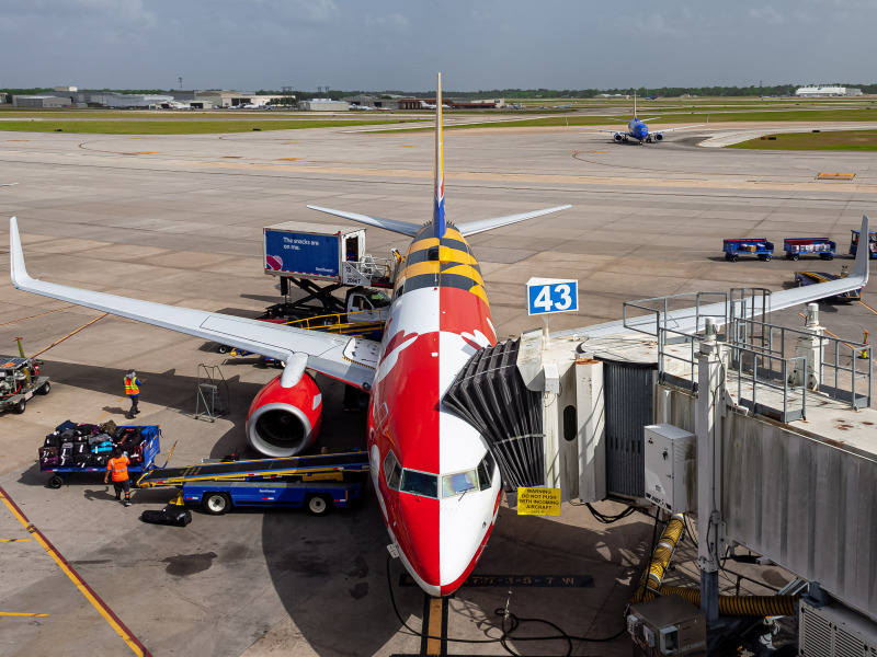 Photo of N214WN - Southwest Airlines Boeing 737-700 at HOU on AeroXplorer Aviation Database