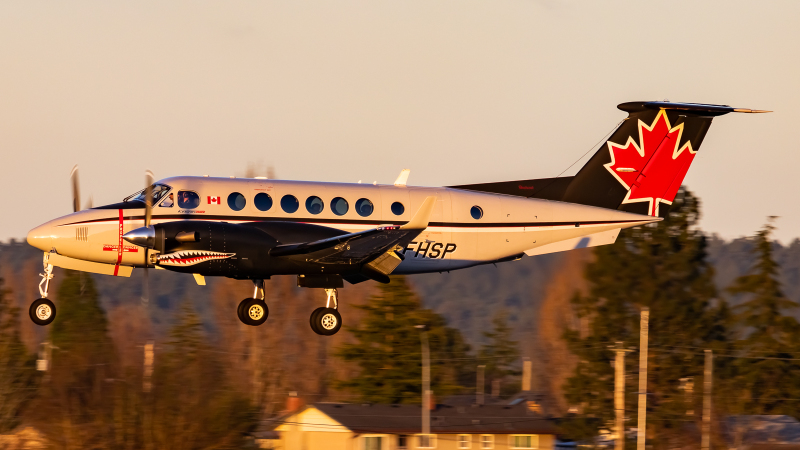 Photo of C-FHSP - PRIVATE Beechcraft King Air 350 at YYJ on AeroXplorer Aviation Database